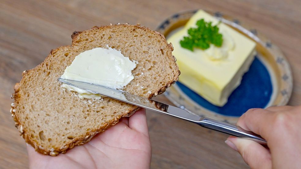 Butter ist beliebt, vor Weihnachten besonders. Foto: Patrick Pleul