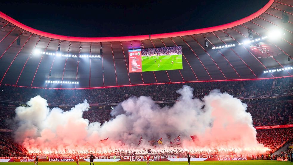 Im Nebel gerieten die Münchner in Rückstand. Foto: Tom Weller