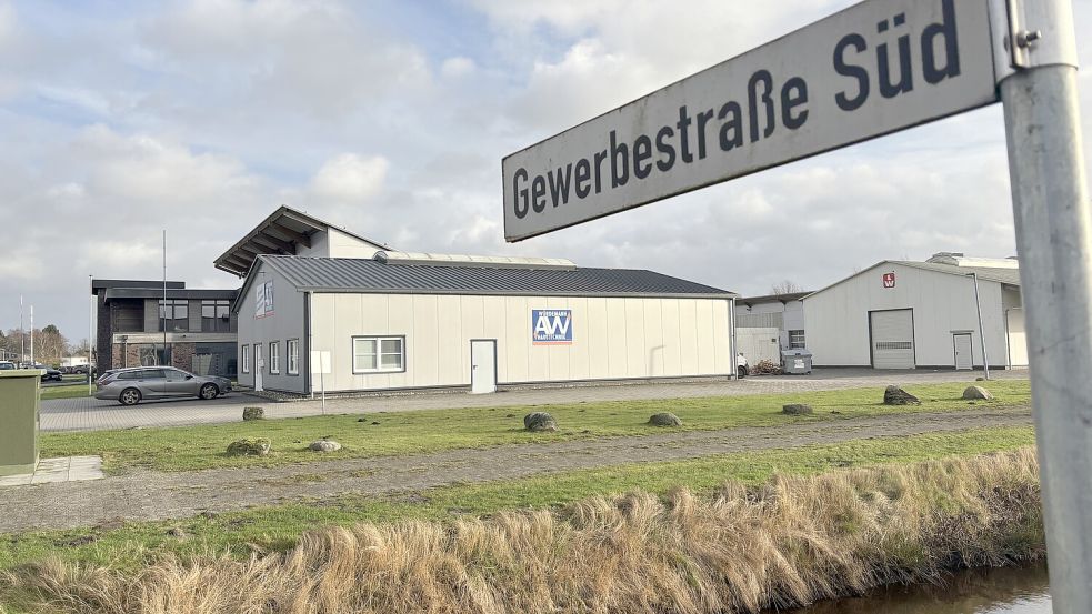 Im südlichen Gewerbegebiet in Ostrhauderfehn gab es in der Nacht zu Mittwoch mehrere Einbrüche in Firmen. Foto: Henrik Zein