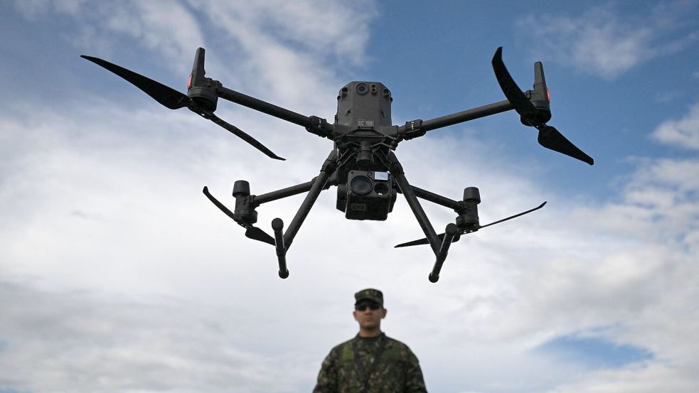 Drohnen werden in einer modernen Kriegsführung immer wichtiger. Aber sind sie ein Allheilmittel? Foto: ap/RAUL ARBOLEDA