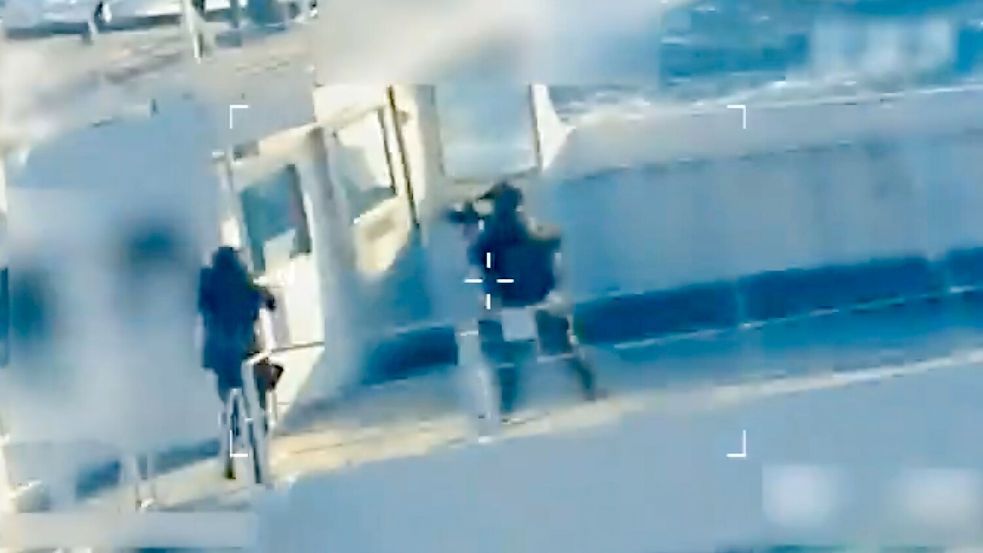 US-Soldaten stürmen einen venezolanischen Öltanker. Foto: U.S. Attorney General’s Office/X