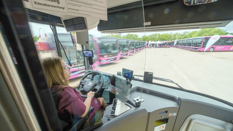 Die Bahn betreibt auch viele Busse - nicht nur für Ersatzverkehr. Foto: Andreas Arnold