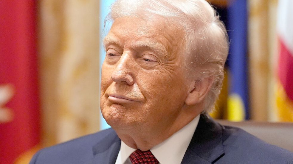 Trump will zehn Milliarden Dollar von der BBC erstreiten. Foto: Alex Brandon/AP/dpa