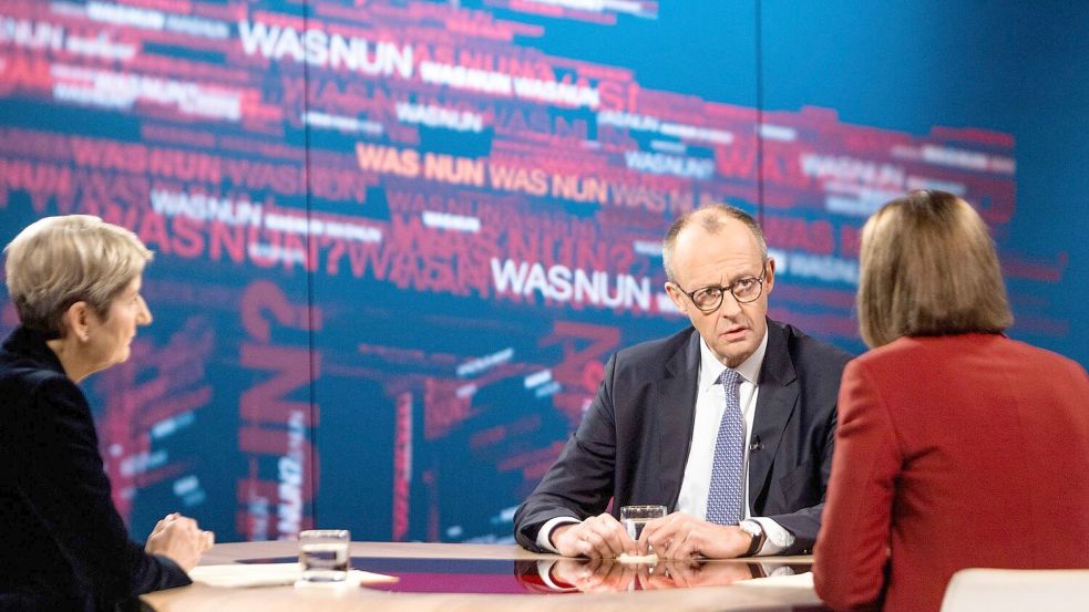 Bundeskanzler Merz stellte sich im ZDF Fragen zur Ukraine. Foto: Thomas Kierok
