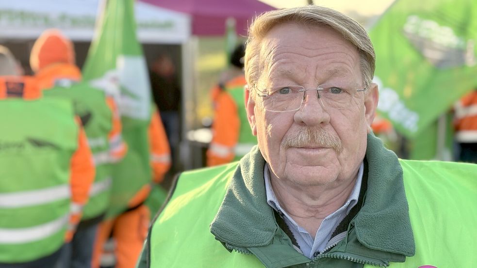 Er kämpft dafür, das Landesbeschäftigte das gleiche Geld erhalten, wie die Beschäftigten bei Bund und Kommunen: Gewerkschaftsboss Herrmann-Josef Siebigtetroth. Foto: Oliver Bär