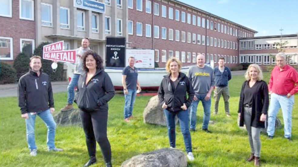 Fordert mehr Leute für Emden: der Betriebsrat von TKMS Emden. Foto: Betriebsrat TKMS Emden