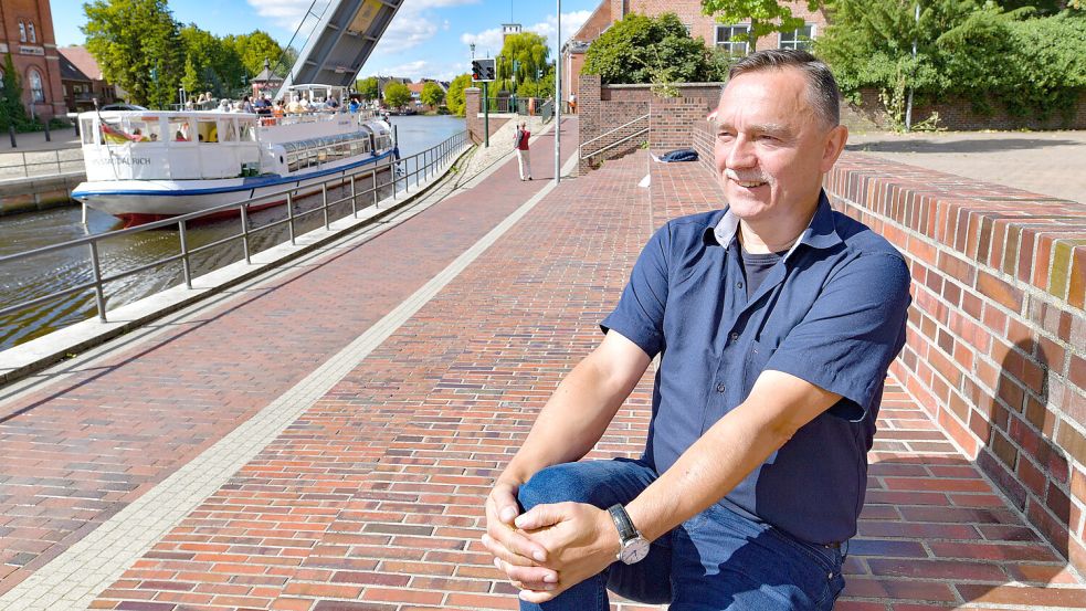 Gregor Strelow engagiert sich seit Jahren ehrenamtlich für seine Stadt Emden, unter anderem als Ratsherr, Vorsitzender des Bürgervereins Groß Faldern und der Gesellschaft „1820dieKunst“. Jetzt hat er das Amt des Bürgermeisters angenommen. Foto: Klaus Ortgies/Archiv