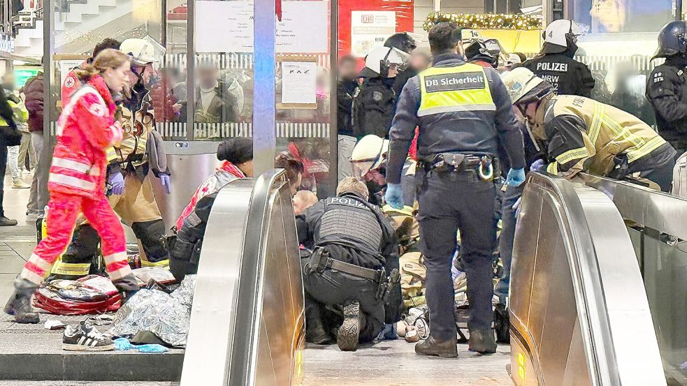 Messerattacke am Essener Hauptbahnhof - ein Verdächtiger sitzt jetzt in U-Haft. (Archivbild) Foto: Stephan Witte