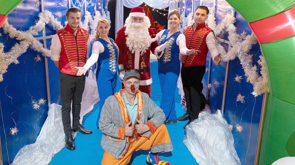 In Emden gastiert der Weihnachtscircus Montana auf dem Schützenplatz. Foto: Klaus Ortgies