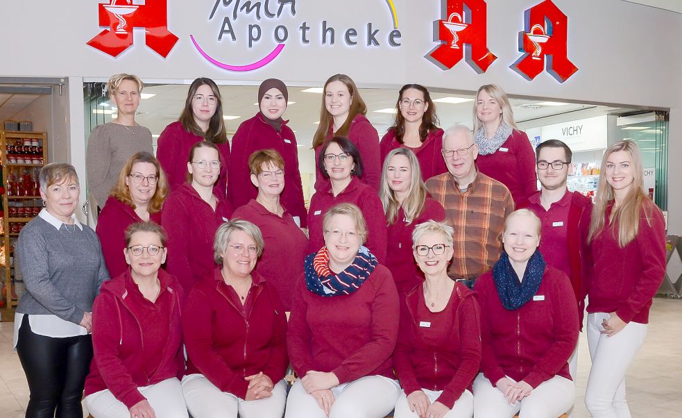 Das Bild zeigt Johanne Klock (vordere Reihe, Mitte) mit dem gesamten Team. Foto: Brüling/Konterfei Fotografie