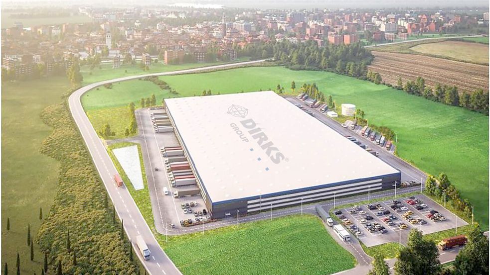 2018 eröffnete die Dirks Group ein Logistikzentrum in Polen. Foto: Dirks Group/Archiv