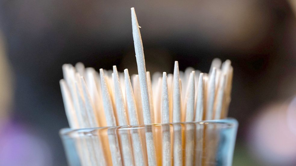 Nicht nur zur Zahnreinigung oder zum Käse aufpicken: Eine Münchner Realschule hat Zahnstocher auf dem Schulgelände verboten. Foto: dpa/Pia Bayer