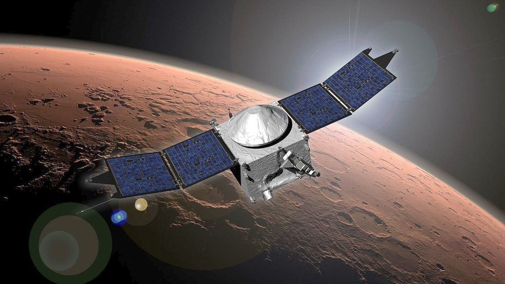 Der Kontakt zur Nasa-Sonde „Maven“ ist abgebrochen. Foto: picture alliance / Nasa/Goddard