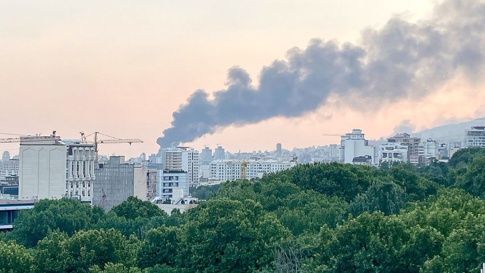 Israel greift den Iran an. (Archivbild) Foto: -/AP/dpa