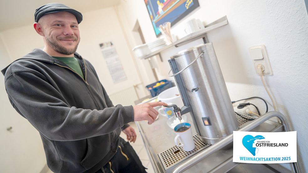 Ostfriesland pur – an der Emder Hansastraße gibt es nicht nur Kaffee, sondern auch Tee. Foto: Klaus Ortgies