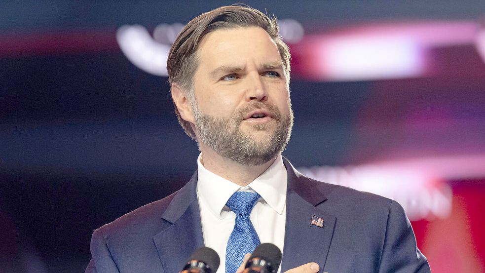 US-Vizepräsident JD Vance lobt die konservativen Errungenschaften der Regierung. Foto: Jon Cherry/FR171965 AP/AP/dpa