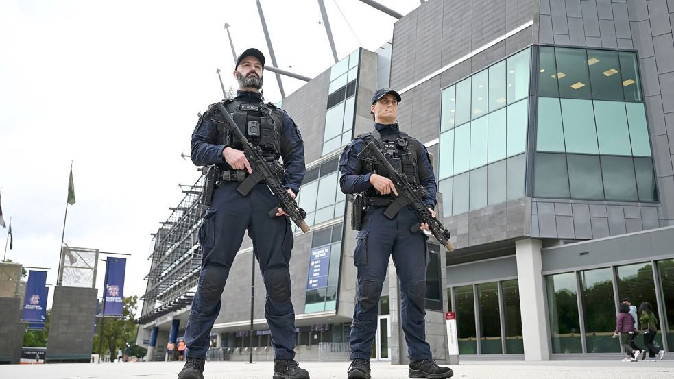 Laut der Polizei in Australien haben die Attentäter vom Bondi Beach für den Anschlag trainiert. Foto: James Ross
