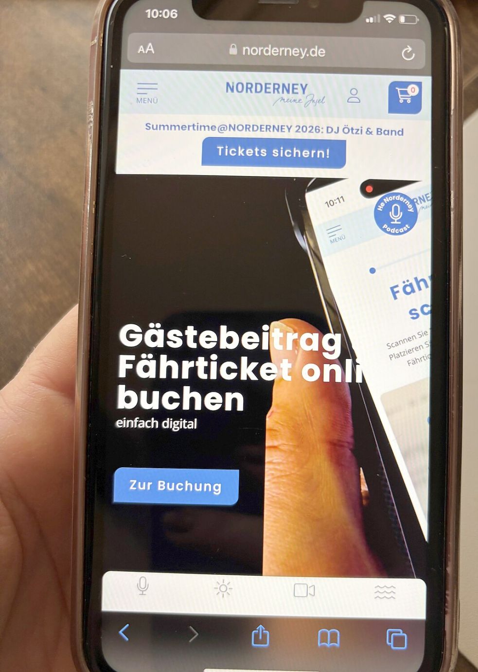 Der Gästebeitrag unterstützt die Pflege von Stränden, Wanderwegen und Naturschutzprojekten auf Norderney. Foto: Melanie Freese