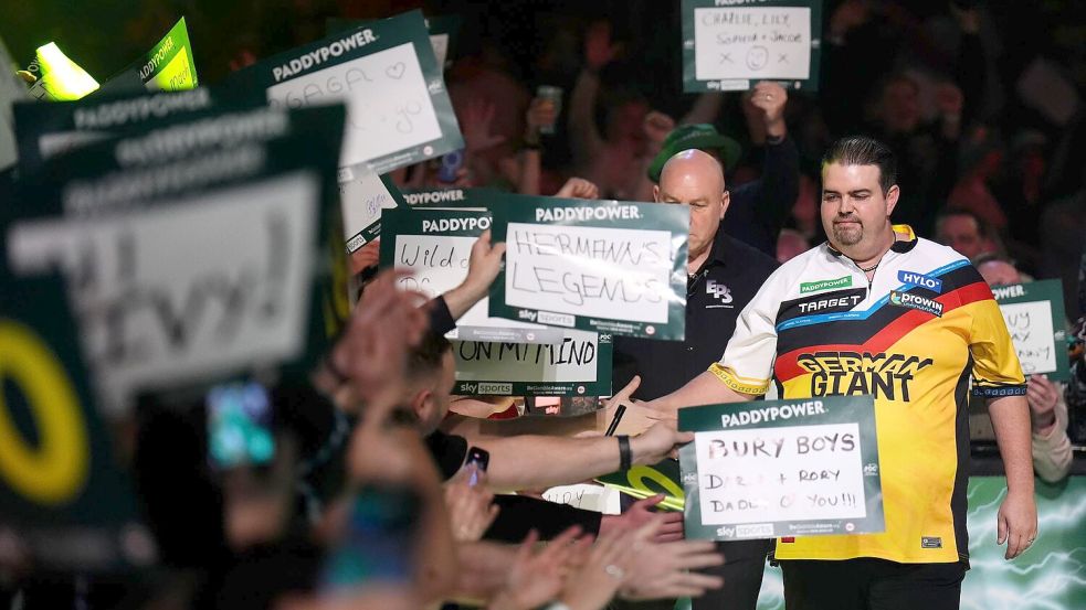 Der frühere WM-Halbfinalist beim Einlauf. Foto: John Walton