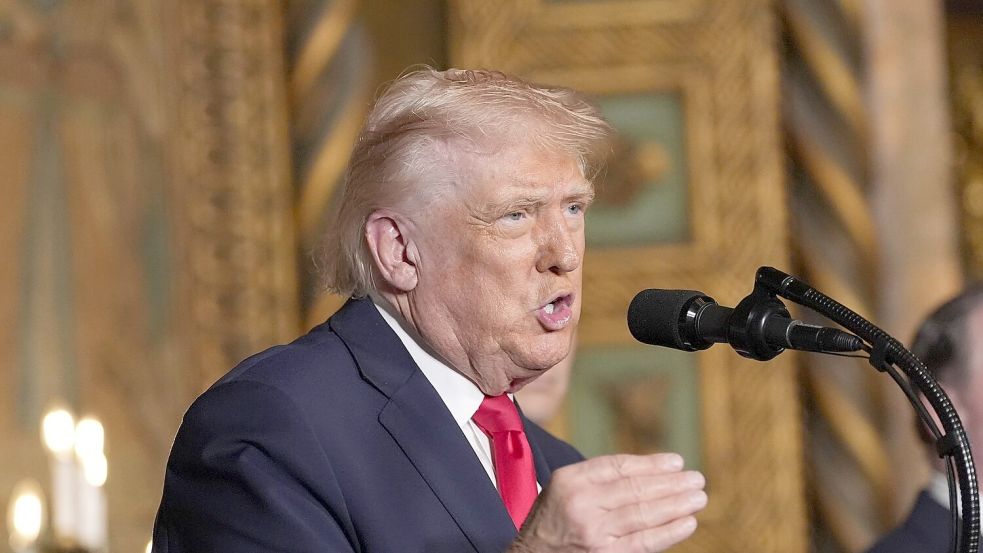 Trump will das Öl behalten. Foto: Alex Brandon/AP/dpa