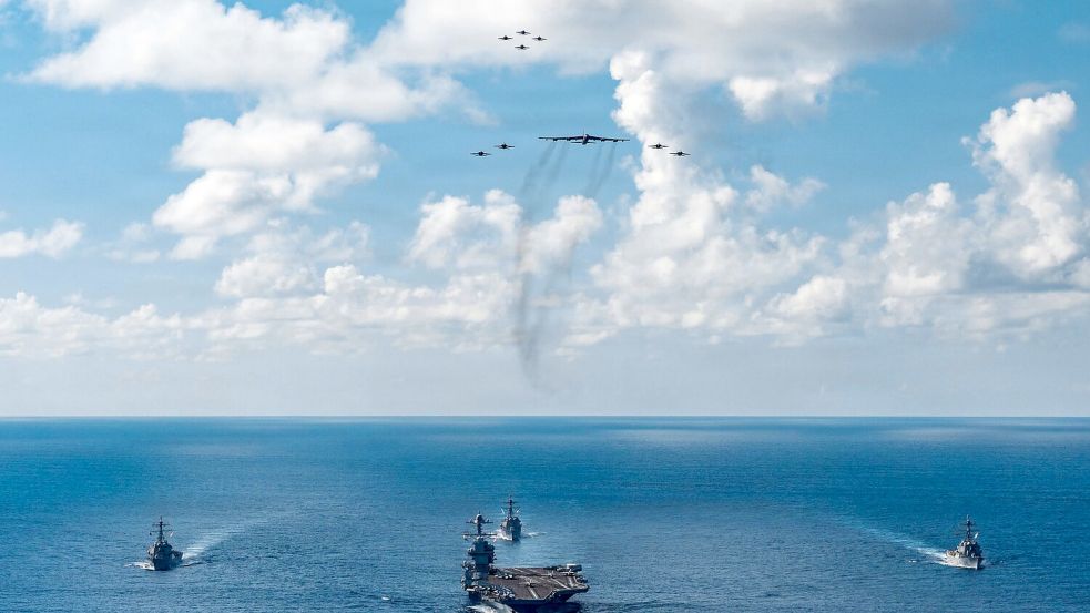 Das US-Militär hat in der Region zahlreiche Kriegsschiffe zusammengezogen, die teils auch im Kampf gegen angebliche Drogenschmuggler eingesetzt werden. (Symbolbild) Foto: Petty Officer 3rd Class Gladjimi