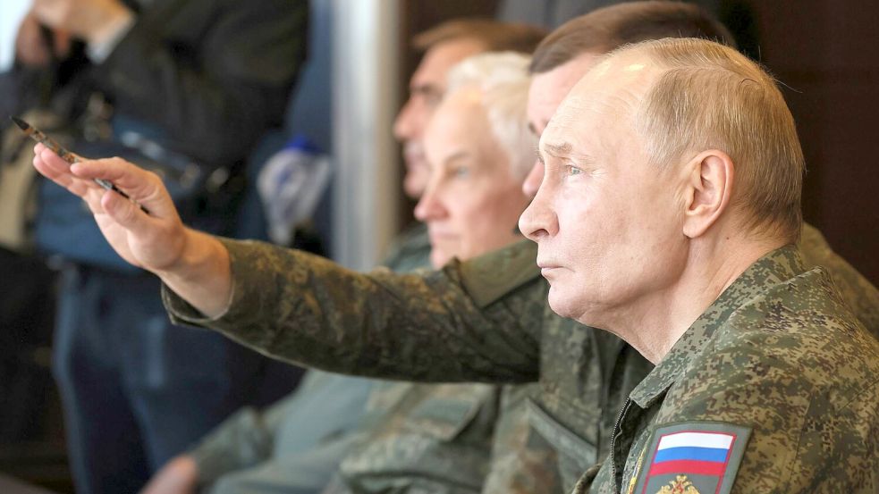 Der Kurs des russischen Präsidenten Wladimir Putin erfordert aus Sicht Ruttes schnelles und entschlossenes Handeln. (Archivbild) Foto: Mikhail Metzel/Pool Sputnik Krem