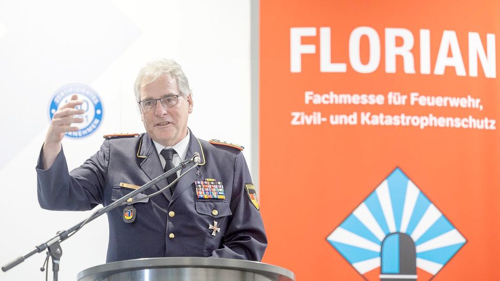 Der Präsident des Deutschen Feuerwehrverbands, Karl-Heinz Banse, sieht ein Umdenken in Deutschland. (Archivbild) Foto: Daniel Schäfer