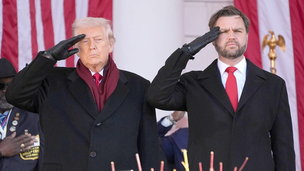 Unter Trump und seinem Vize Vance haben sich die USA merklich von Europa abgewendet. (Archivbild) Foto: Evan Vucci/AP/dpa