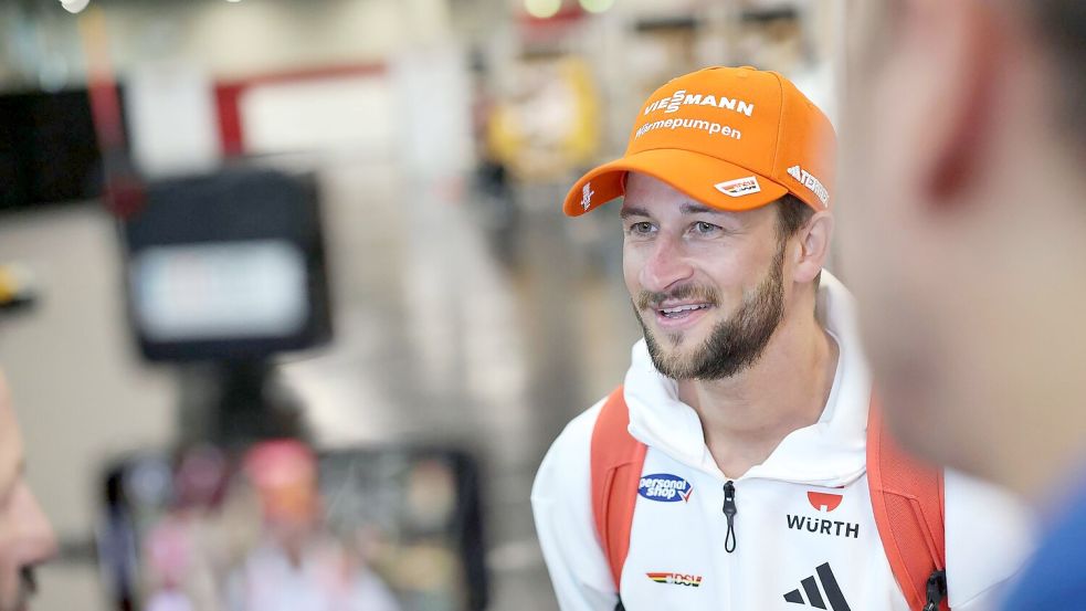 Markus Eisenbichler hat über sein Leben nach der Karriere gesprochen. (Archivbild) Foto: Daniel Löb