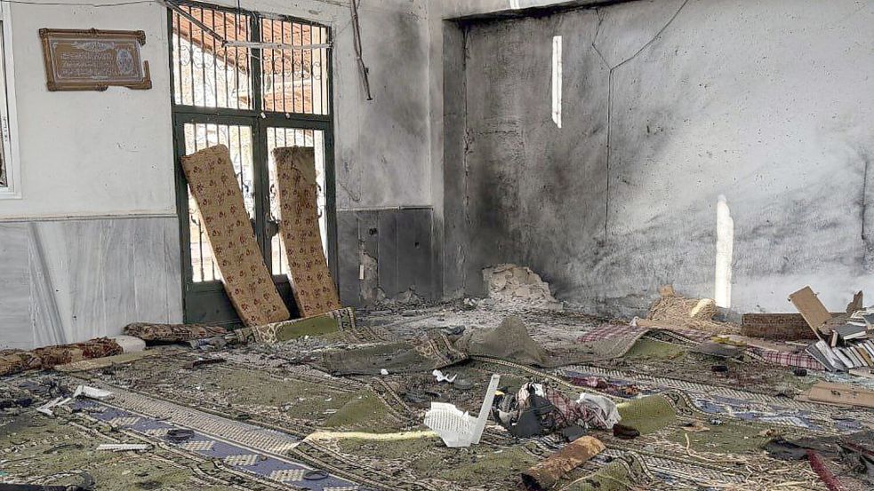 Mehrere Menschen wurden beim Anschlag in Homs getötet. Foto: Uncredited/SANA via AP/dpa