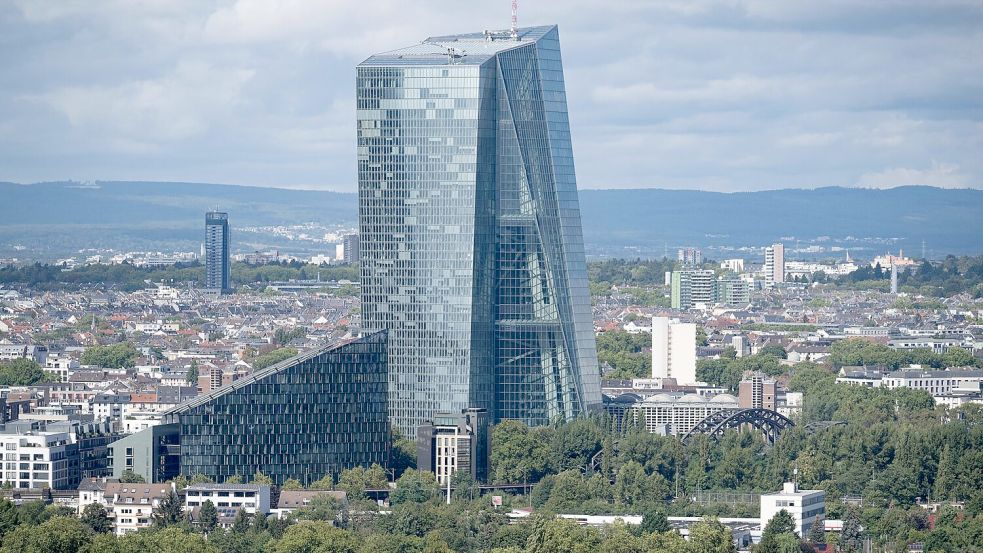Die Zentrale der Euro-Währungshüter in Frankfurt. (Archivbild) Foto: Boris Roessler