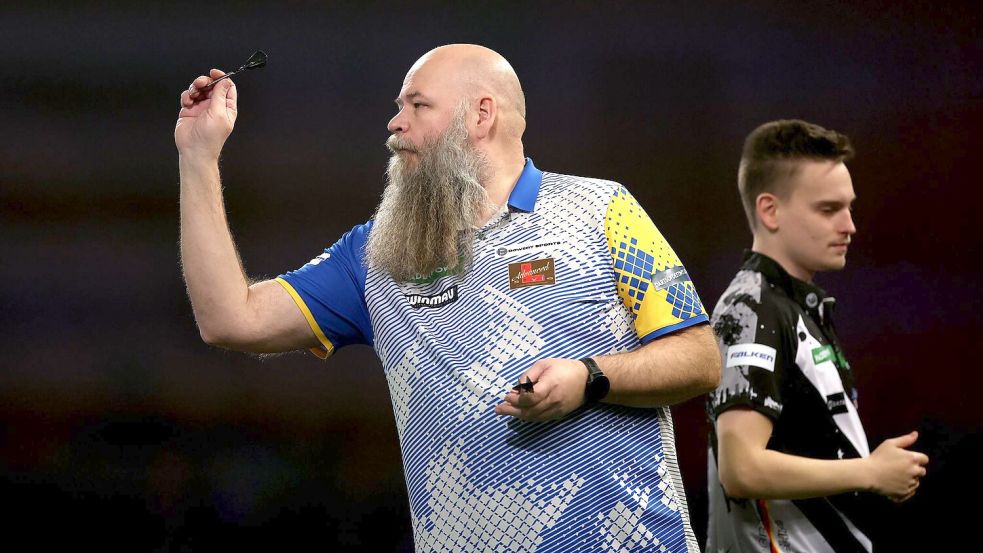 Der Schwede Harrysson steht erstmals im Achtelfinale. Foto: Steven Paston