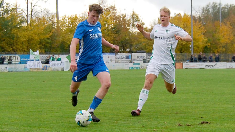 Nachwuchsmann Luca Kaput (links) schaffte auf bravouröse Weise den Sprung ins Landesligateam.