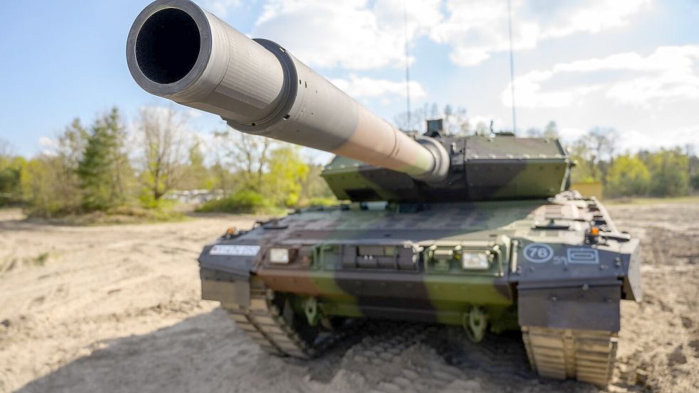 Kampfpanzer vom Typ Leopard 2 zählen zu den Exportschlagern der deutschen Rüstungsindustrie. Foto: Philipp Schulze
