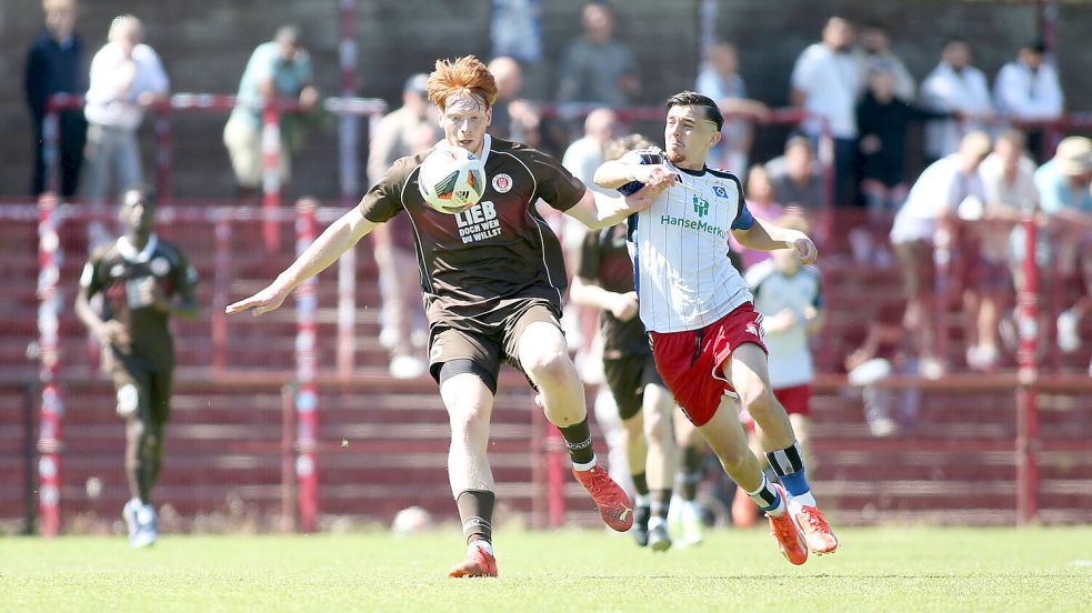 Vier Jahre lang spielte Luca Freese (links) im Nachwuchs des FC St. Pauli. Foto: Imago