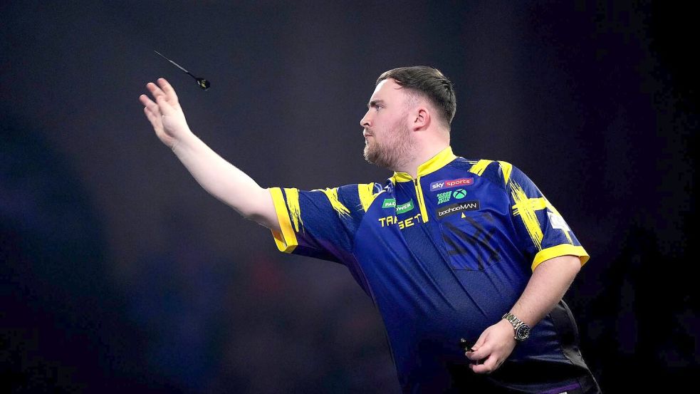 Luke Littler entschied das Duell mit Rob Cross für sich Foto: John Walton