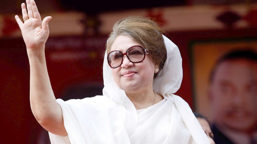 Khaleda Zia, hier auf einem Foto aus dem Jahr 2012 zu sehen, ist im Alter von 80 Jahren gestorben. (Archivfoto) Foto: Abir Abdullah