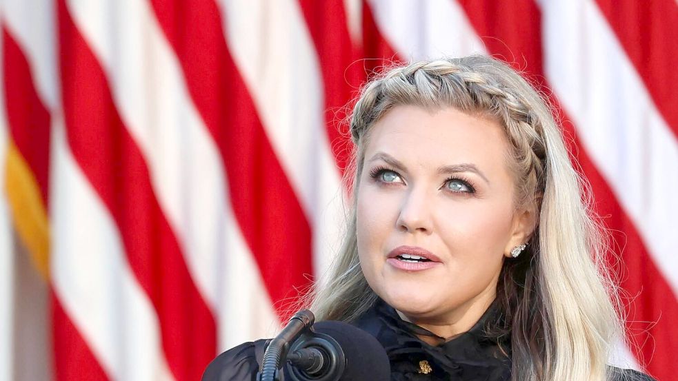 Erika Kirk bei der posthumen Ehrung ihres Mannes Charlie Kirk. Mit ihrer Haltung der Vergebung wurde sie zu einer der prägenden Persönlichkeiten des Jahres 2025. Foto: IMAGO/Octavio Guzmán