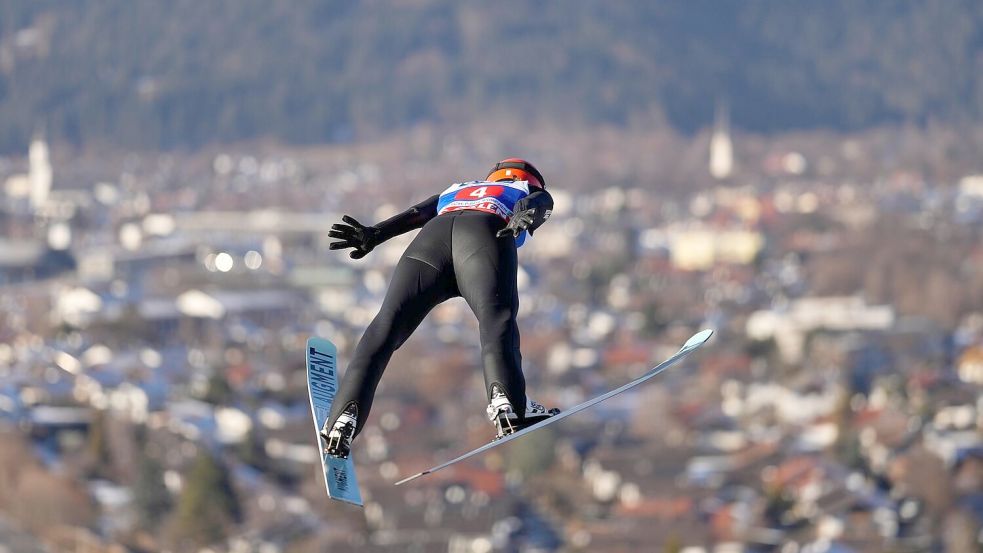 Selina Freitag war an Silvester die beste Deutsche. Foto: Matthias Schrader/AP/dpa