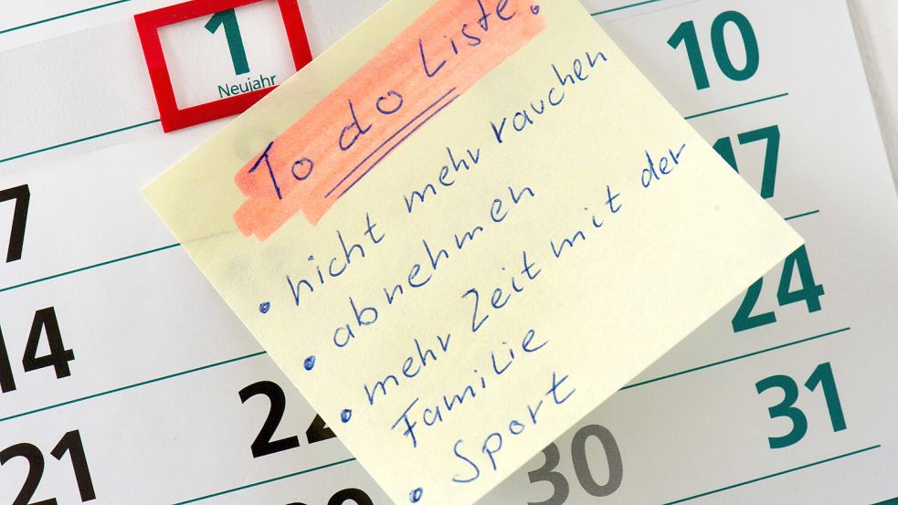 Zum Jahreswechsel lassen viele Menschen die vergangenen Monate Revue passieren – und fassen neue Vorsätze. Foto: dpa/Arno Burgi