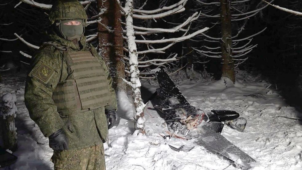 Russland hat den USA nun angebliche Beweise für einen geplanten Drohnenangriff auf eine Residenz von Kremlchef Wladimir Putin übergeben. Foto: Uncredited/Russian Defense Minis