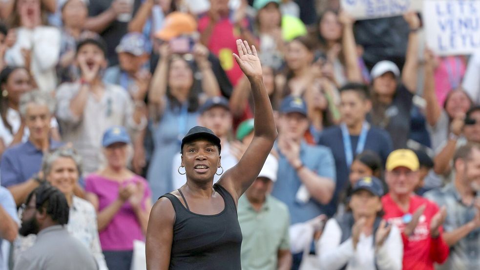 Venus Williams kehrt zur den Australian Open nach fünf Jahren zurück. Foto: Heather Khalifa/AP/dpa