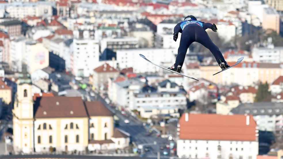 Wellinger kommt in Innsbruck nicht zurecht. Foto: Daniel Karmann