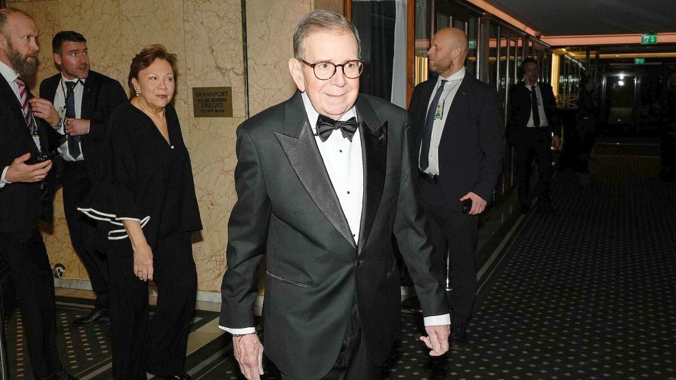 Edmundo González Urrutia lebt im spanischen Exil - und gilt unter anderem der EU und den USA als eigentlich gewählter Präsident Venezuelas. (Archivbild) Foto: Lise Åserud/NTB/AP/dpa