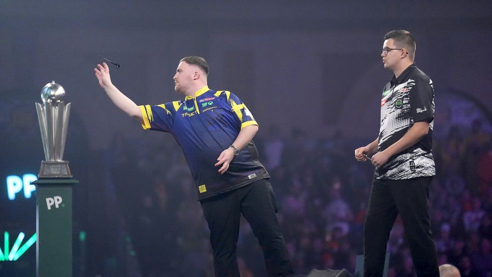 Littler ließ im Finale dem Niederländer van Veen keine Chance. Foto: John Walton