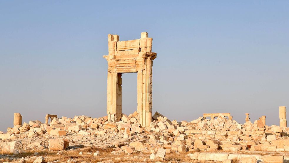 Die angegriffene Anlage ist in der Nähe der antiken Stätte von Palmyra. (Archivbild) Foto: Ammar Safarjalani