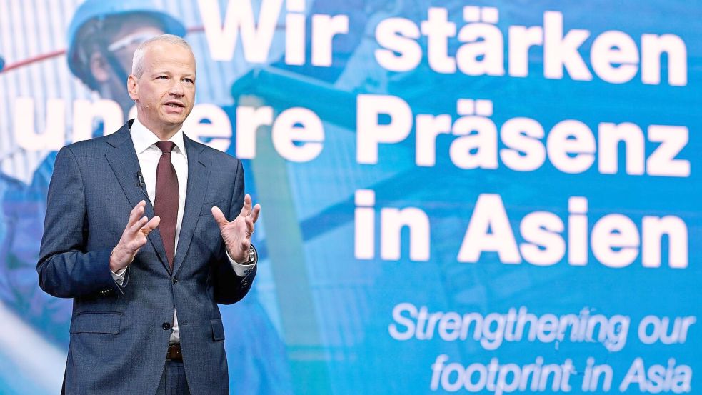 Markus Kamieth war Asien-Chef der BASF, bevor er 2024 zum neuen Vorstandsvorsitzenden des Konzerns wurde und Martin Brudermüller ablöste. (Archivbild) Foto: Uwe Anspach