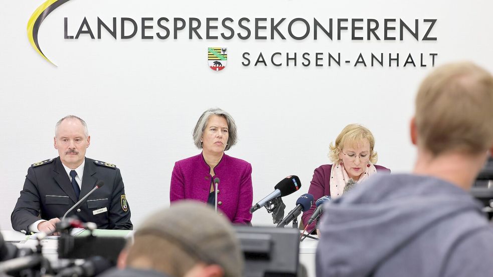 Eine Woche vor Weihnachten informierte Sachsen-Anhalts Innenministerin Tamara Zieschang (CDU) über die möglichen Anschlagspläne. (Archivbild) Foto: Peter Gercke