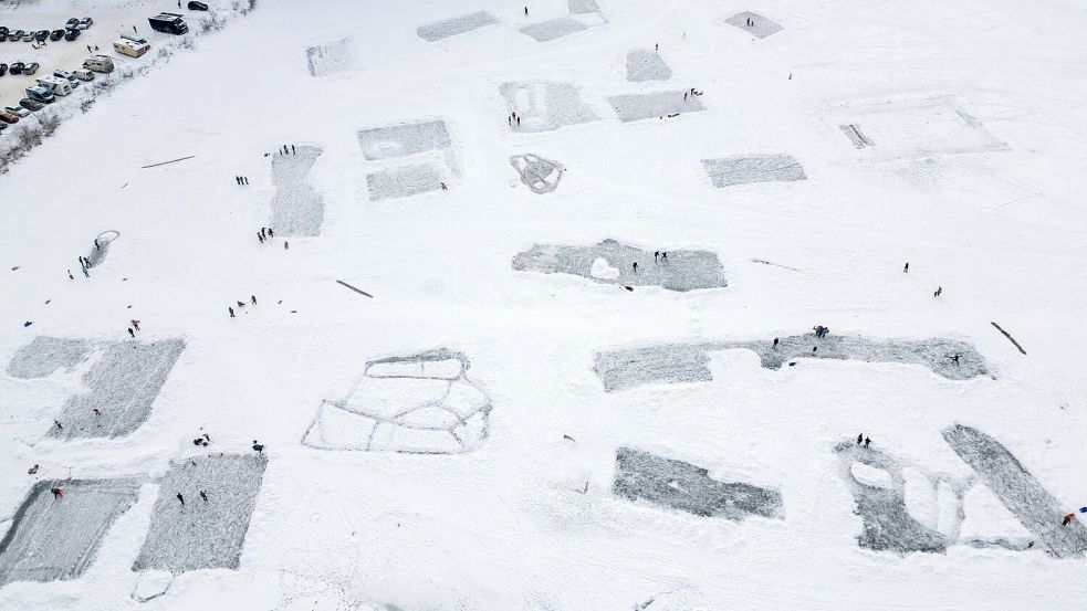 Winterfreuden in Bayern Foto: Peter Kneffel/dpa