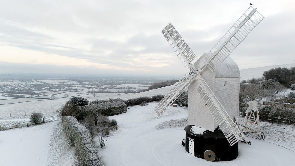 Schnee und eisige Temperaturen in Europa. Foto: Jamie Lashmar